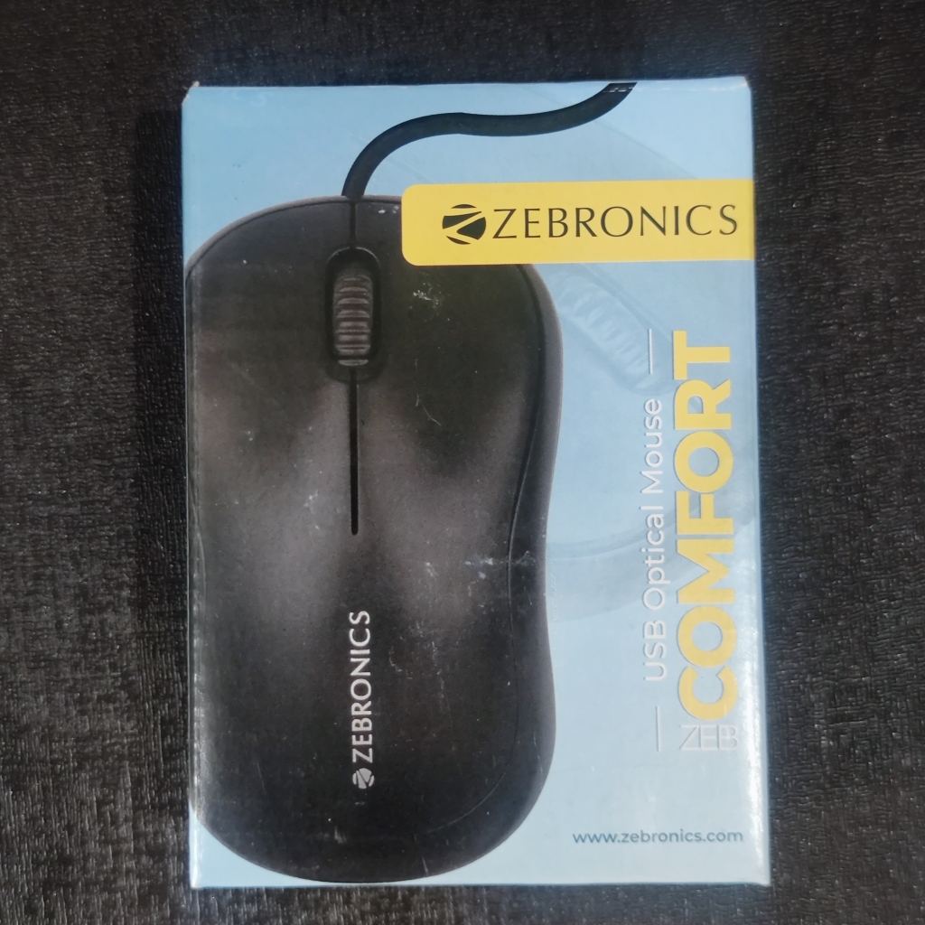 Zebronics USB optical mouse 