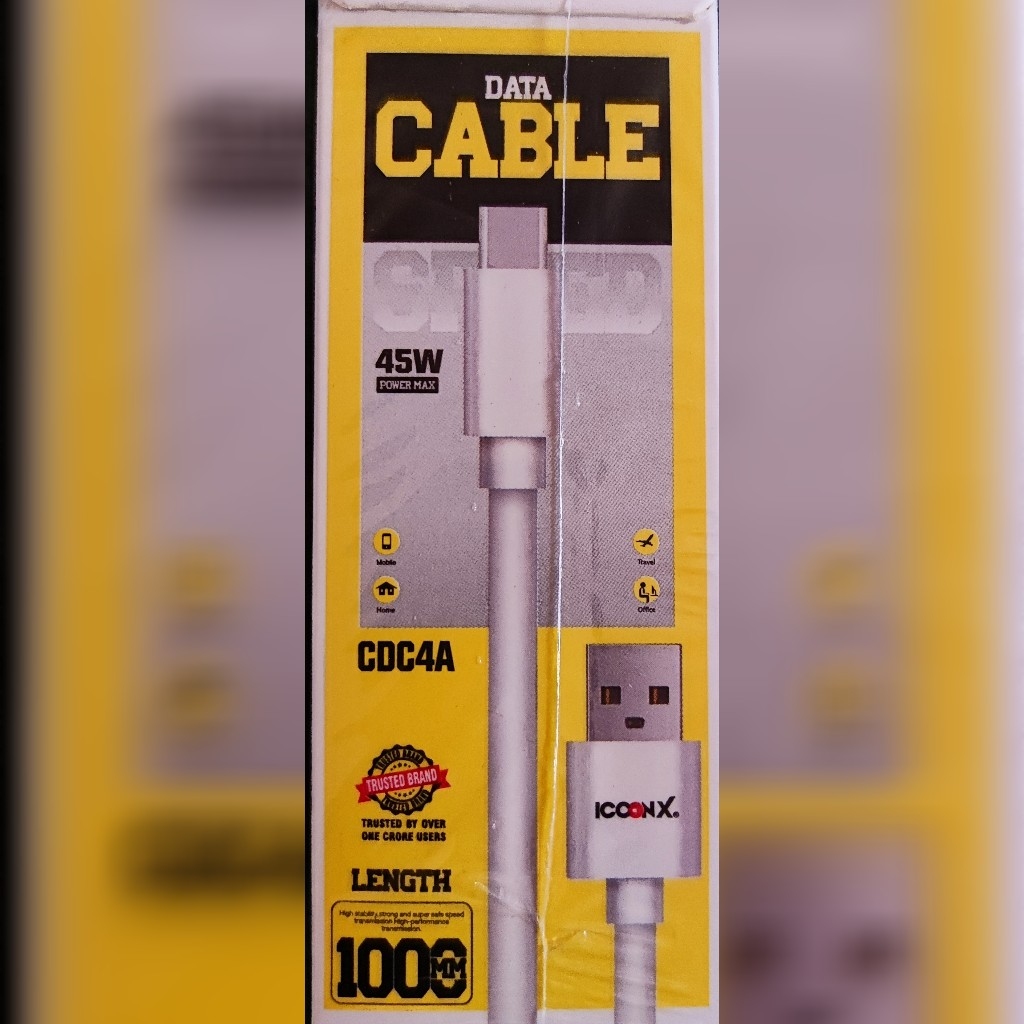 Icconx Type C Data Cable 45W